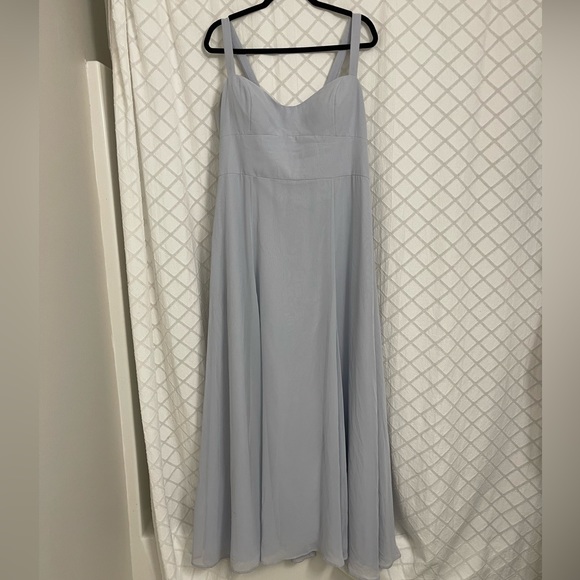 Jenny Yoo Harris Bridesmaid Dress Whisper Blue - Picture 2 of 4